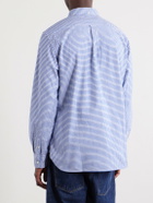Beams Plus - Button-Down Collar Checked Cotton Shirt - Blue