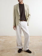 Slowear - Cotton and Silk-Blend T-Shirt - Brown
