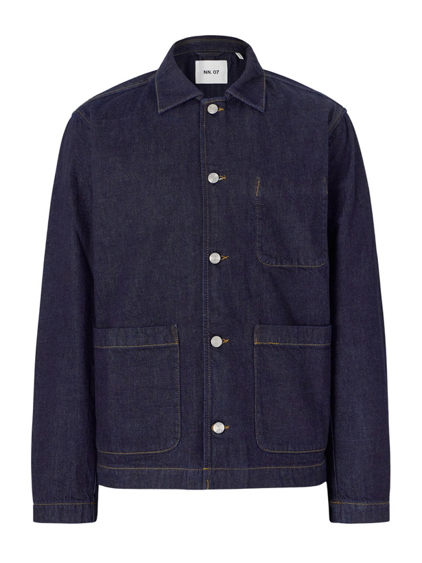 Photo: NN07 - Morgan 1843 Denim Overshirt - Blue