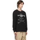 mastermind WORLD Black Reflective Long Sleeve T-Shirt