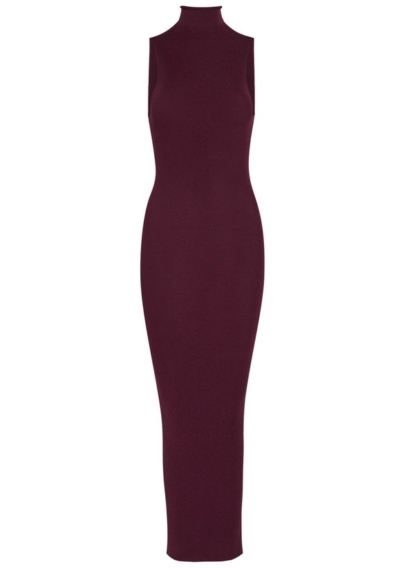 Photo: Armarium Cosima Fine-knit Midi Dress Dark Red