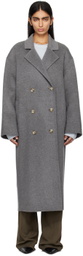 Loulou Studio Gray Borneo Coat