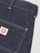 SAINT MXXXXXX - Straight-Leg Logo-Appliquéd Denim Shorts - Blue