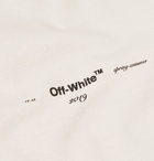 Off-White - Oversized Printed Cotton-Jersey T-Shirt - Men - Off-white