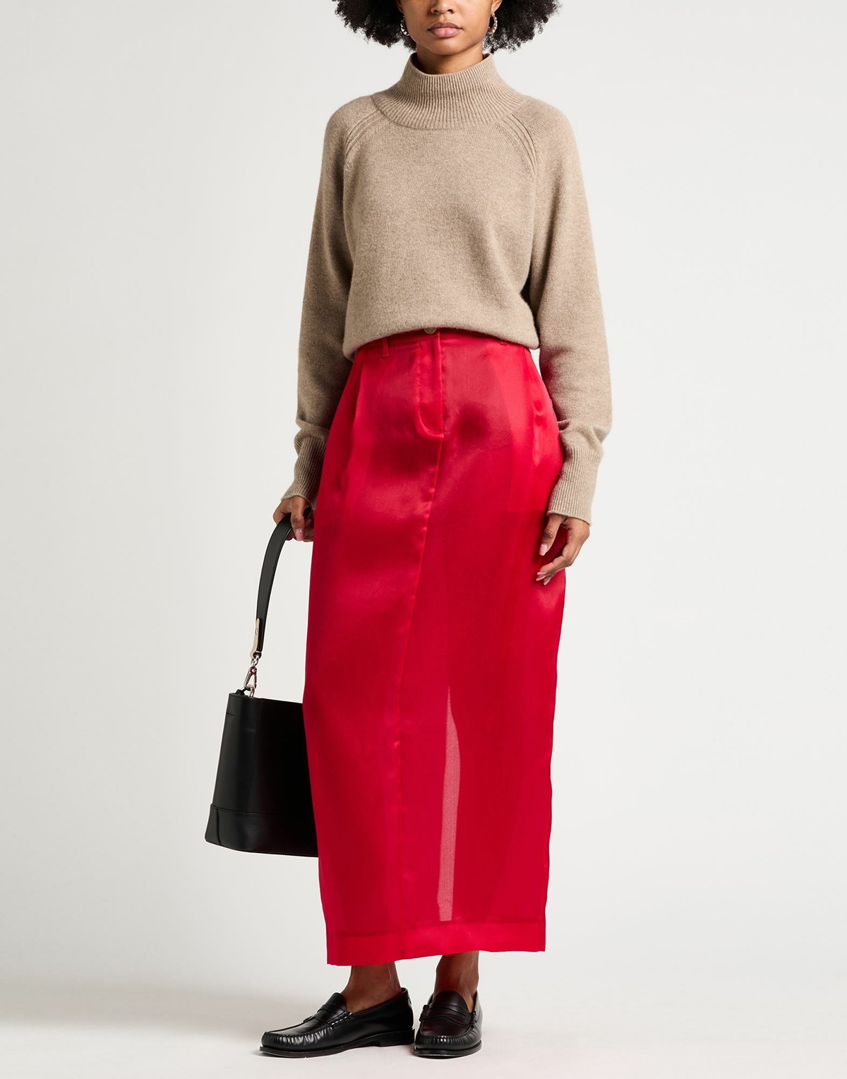 Khaite Womens Maxi skirt in Red