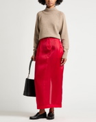 Khaite Womens Maxi skirt in Red