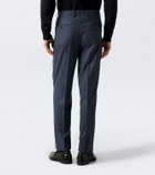 Zegna Wool flannel straight pants