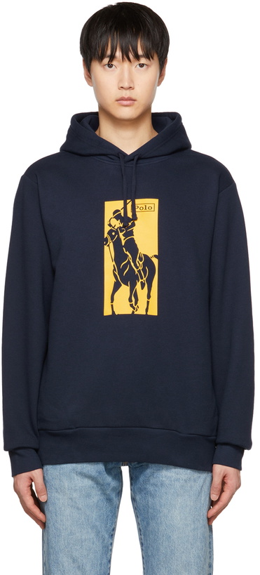 Photo: Polo Ralph Lauren Navy Big Pony Hoodie