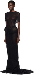 Jean Paul Gaultier Black Shayne Oliver Edition Maxi Dress