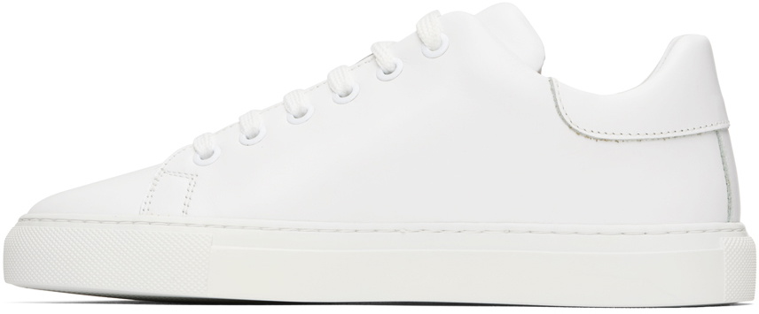 Moschino White Serena Low-Top Sneakers