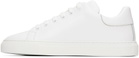 Moschino White Serena Low-Top Sneakers