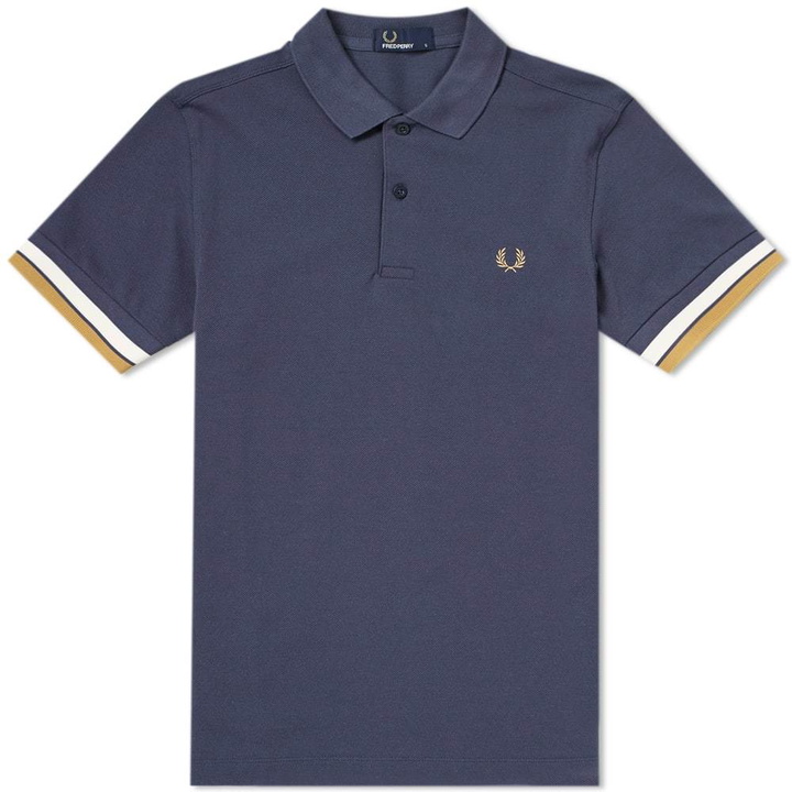 Photo: Fred Perry Bold Cuff Pique Polo