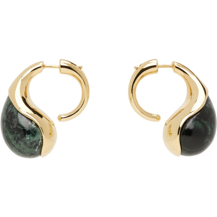 Photo: Bottega Veneta Drop Marble Earrings