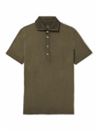 Altea - Taylor Cotton-Piqué Polo Shirt - Green