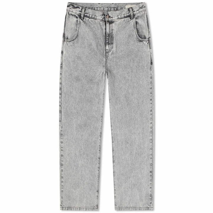Photo: mfpen Men's Straight Cut Jeans in Grey