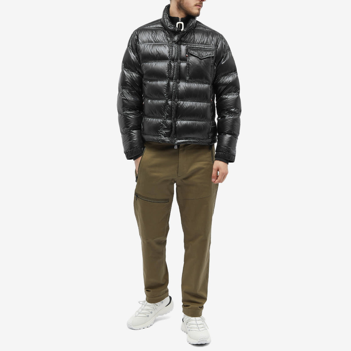 Moncler Grenoble Men's Raffort Micro Ripstop Jacket in Black
