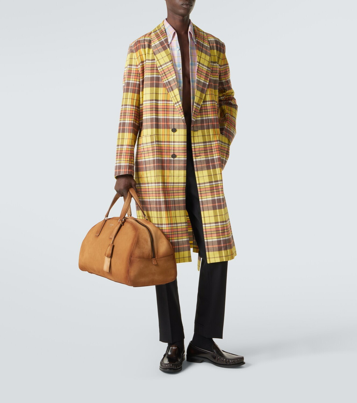 Prada Suede duffel bag