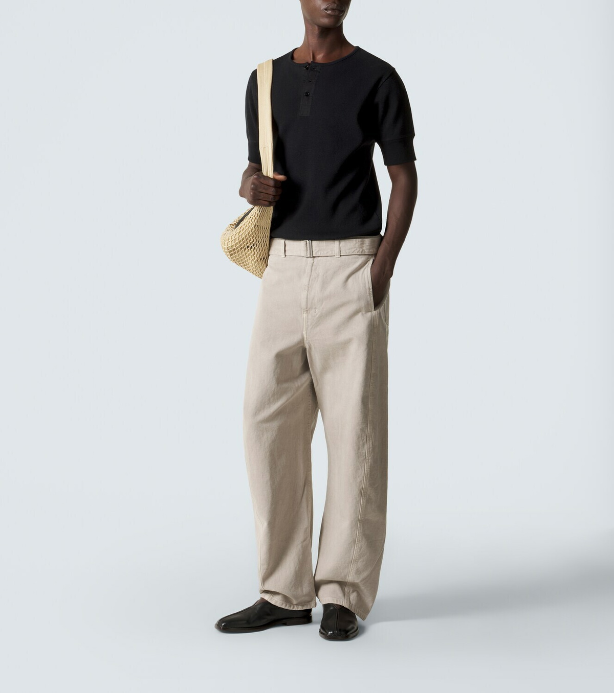 Lemaire Leather slip-on shoes
