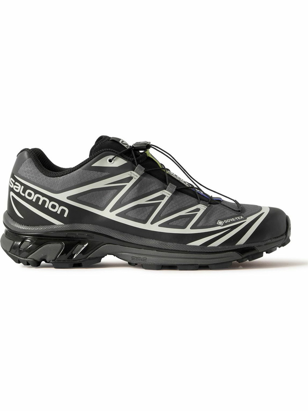 Photo: Salomon - XT-6 GTX GORE-TEX™ Running Sneakers - Black