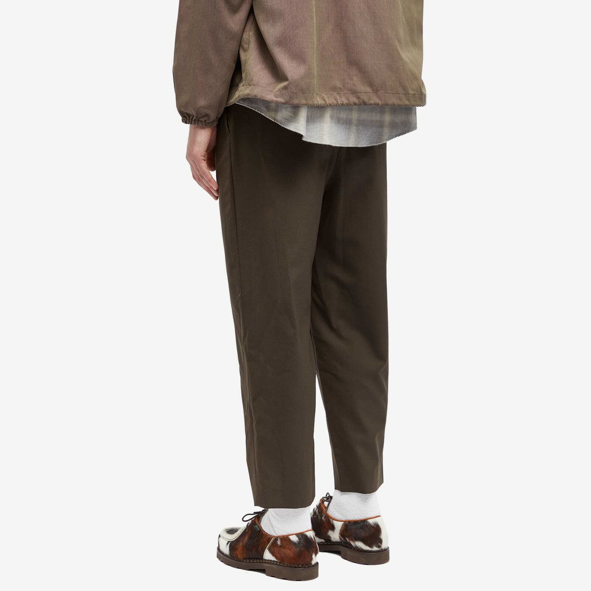 DIGAWEL Men's 2 Tuck Tapered Pants in Olive DIGAWEL