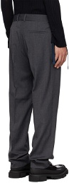 Han Kjobenhavn Gray Single Suit Trousers