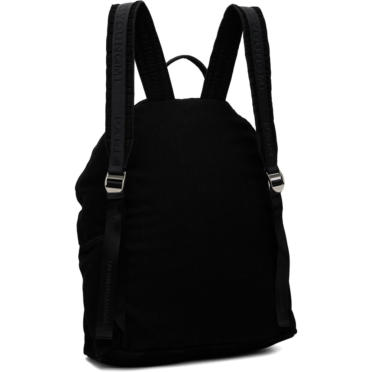 WOOYOUNGMI Black Mens Backpack