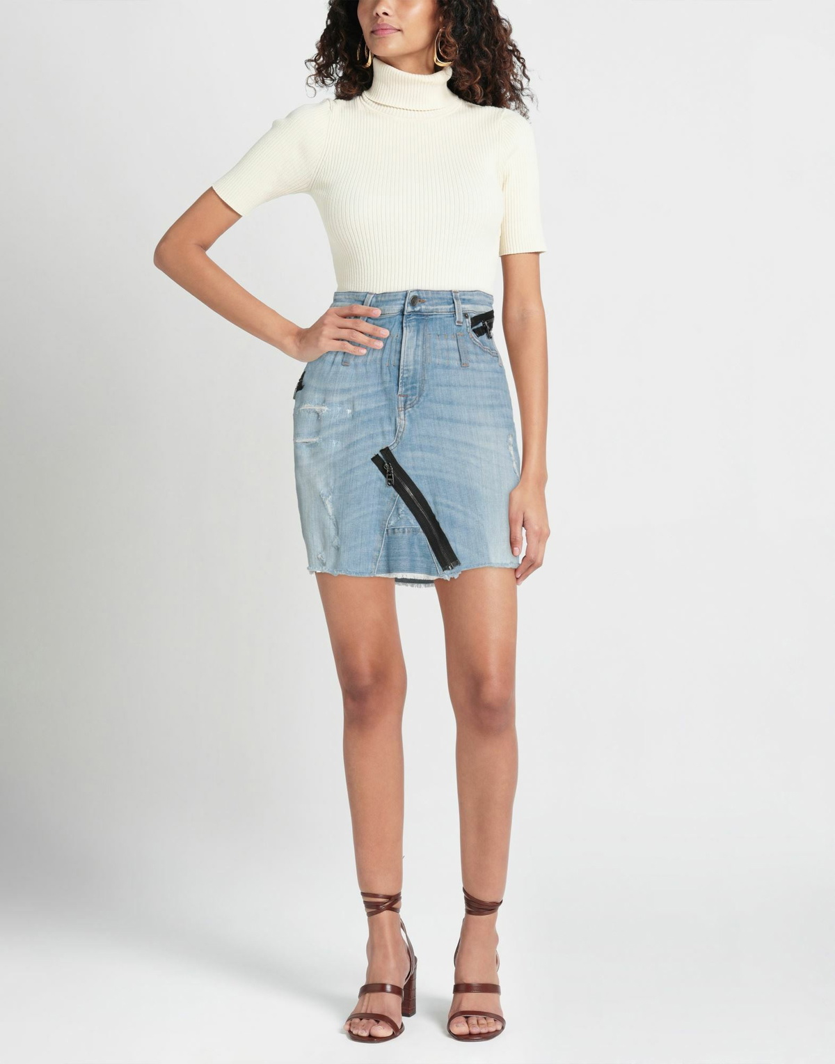 Dolce & gabbana Womens Denim skirt in Blue