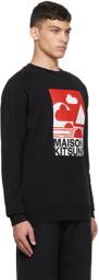 Maison Kitsuné Black Anthony Burrill Edition Sweatshirt