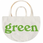 Mister Green Men's Grow Pot Round Tote Bag in Natural