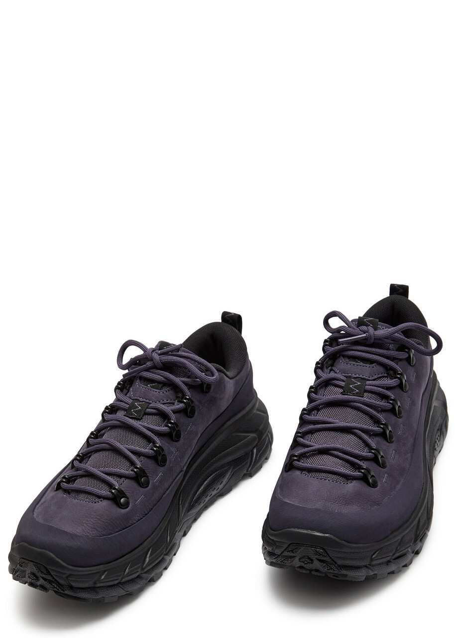 Hoka Tor Summit Nubuck Leather Sneakers Navy