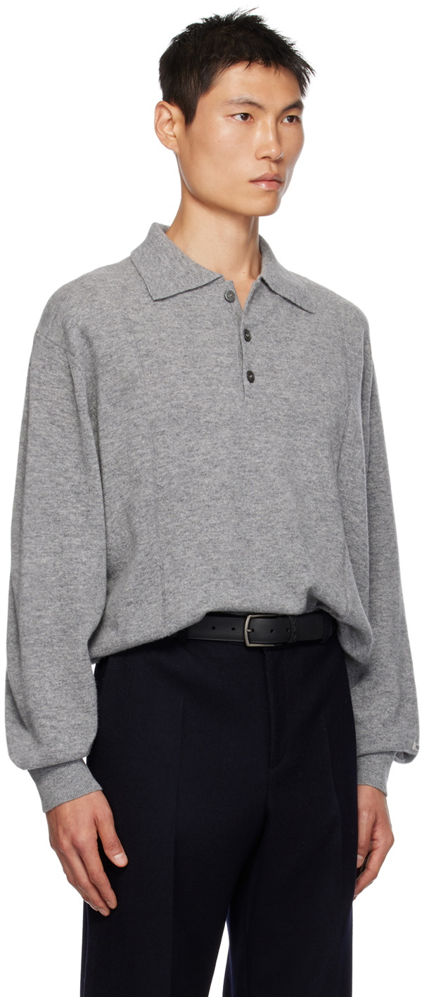 Recto Gray Patch Polo