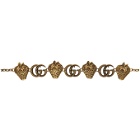 Gucci Gold Metal Chain Belt