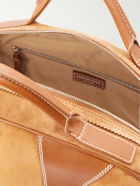 Dries Van Noten - Suede and Leather Duffle Bag
