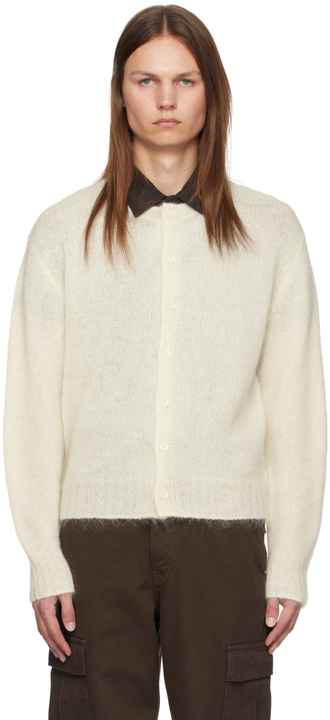 Dunst Off-White Button Cardigan