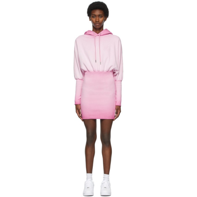 Photo: Opening Ceremony Pink Rose Crest Hoodie Dress