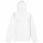 Engineered Garments Men's Waffle Cagoule Shirt in White