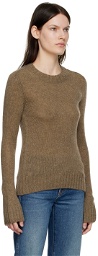 KHAITE Brown Mary Jane Sweater