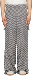 Isa Boulder SSENSE Exclusive Gray & White Cargo Pants