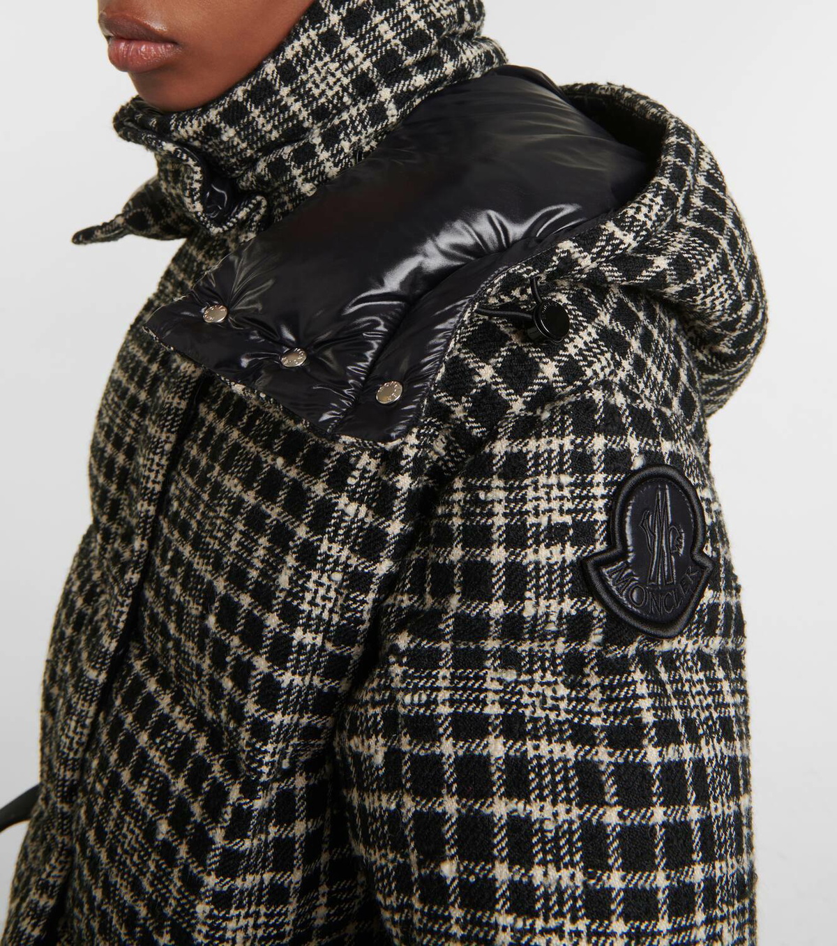 Moncler Outarde checked down jacket Moncler