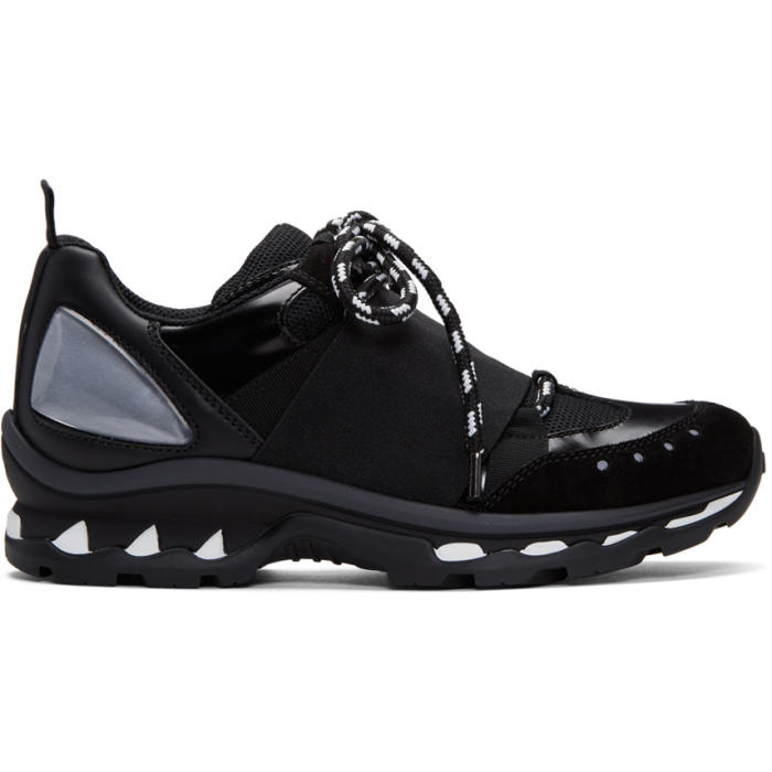 Photo: Givenchy Black Hybrid Trainer Sneakers 