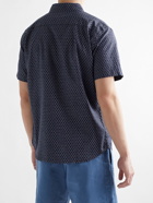 Faherty - Playa Button-Down Collar Printed Stretch-Cotton Shirt - Blue