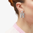 Marc Jacobs Women's Mj Balloon Earrings in Silver