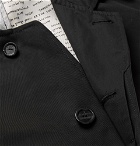 TAKAHIROMIYASHITA TheSoloist. - Printed Cotton-Gabardine Trench Coat - Black