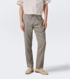 Frescobol Carioca Oscar linen and cotton straight pants