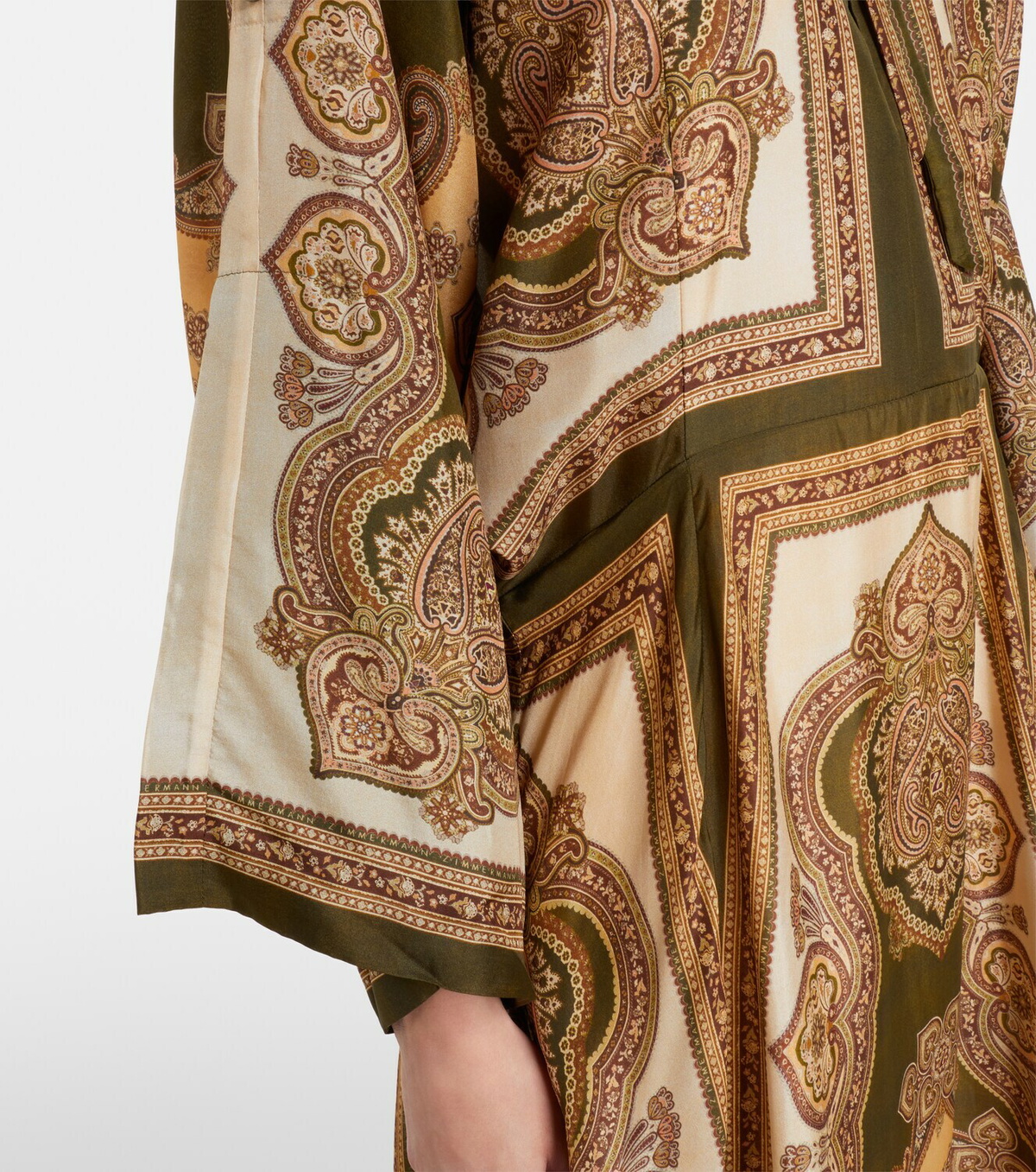 Zimmermann Mahon paisley silk midi dress