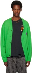 Doublet Green Half Loose Cardigan