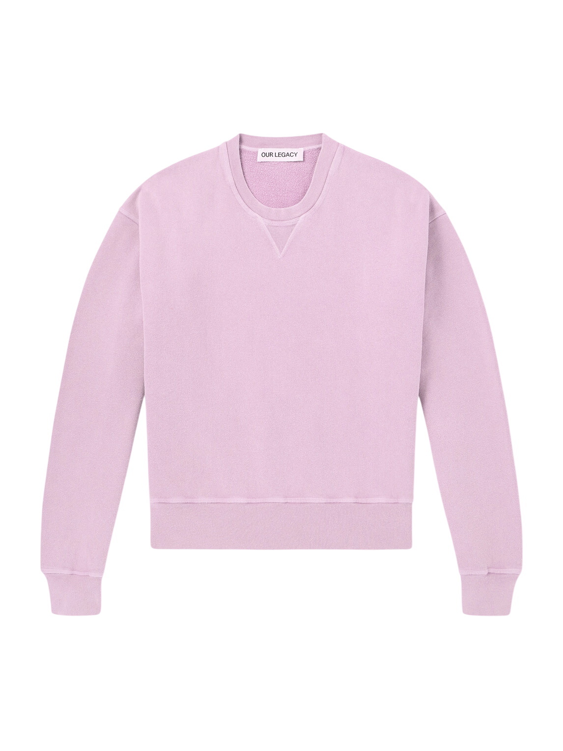 Our Legacy Slashed Base Patchwork Crew Sweat Our Legacy