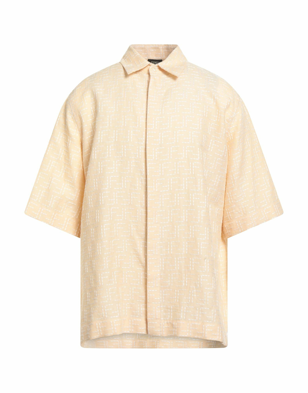 Fendi Mens Shirt Cream