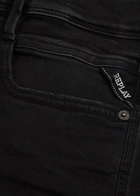 Replay Anbass Hyperflex Clouds Slim-leg Jeans Black