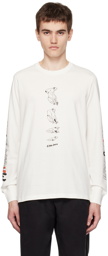 PS by Paul Smith White Melted Frog Long Sleeve T-Shirt